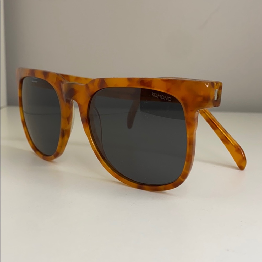 Komono sunglasses NEW brown orange tortoise Riviera Caramel Demi - Picture 10 of 16